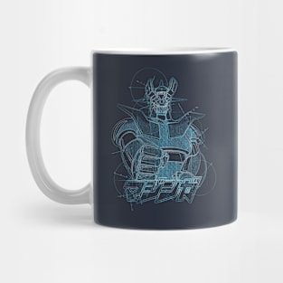 Mazinger Z, Blue Print Mug